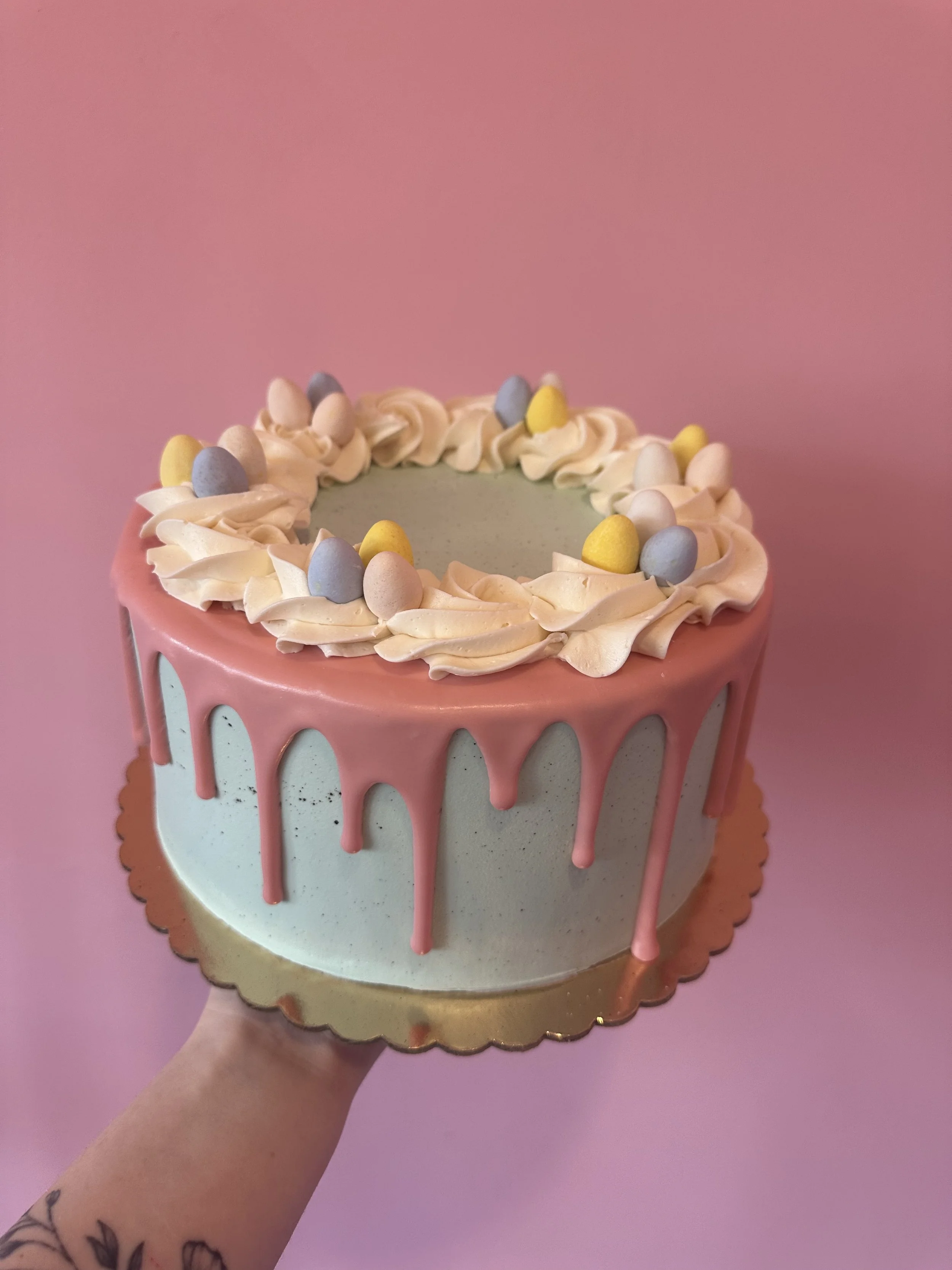 Easter drip cake