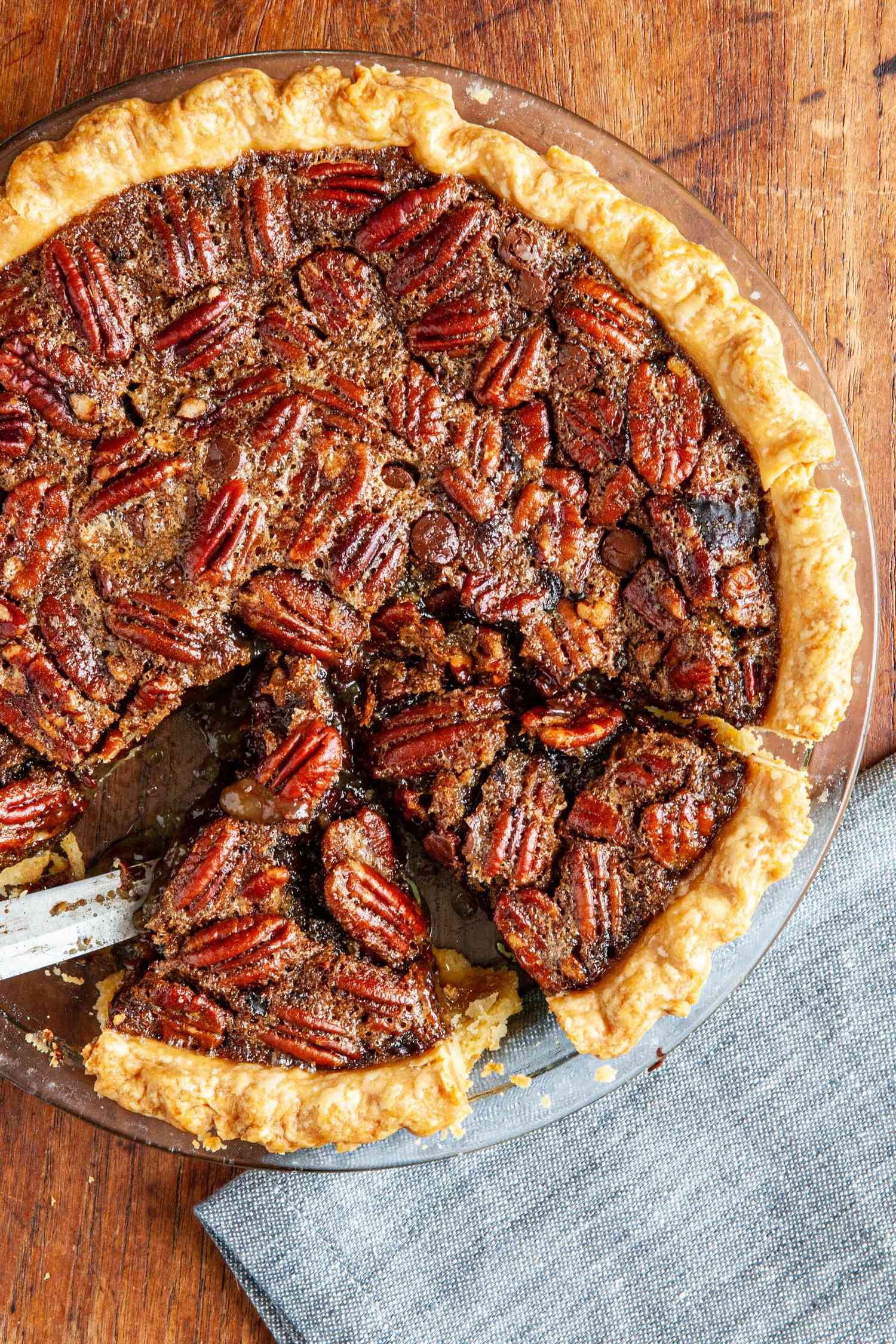 Bourbon pecan pie