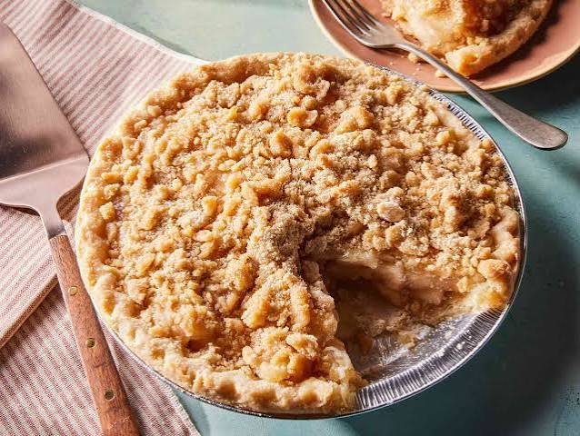 Apple crumb pie