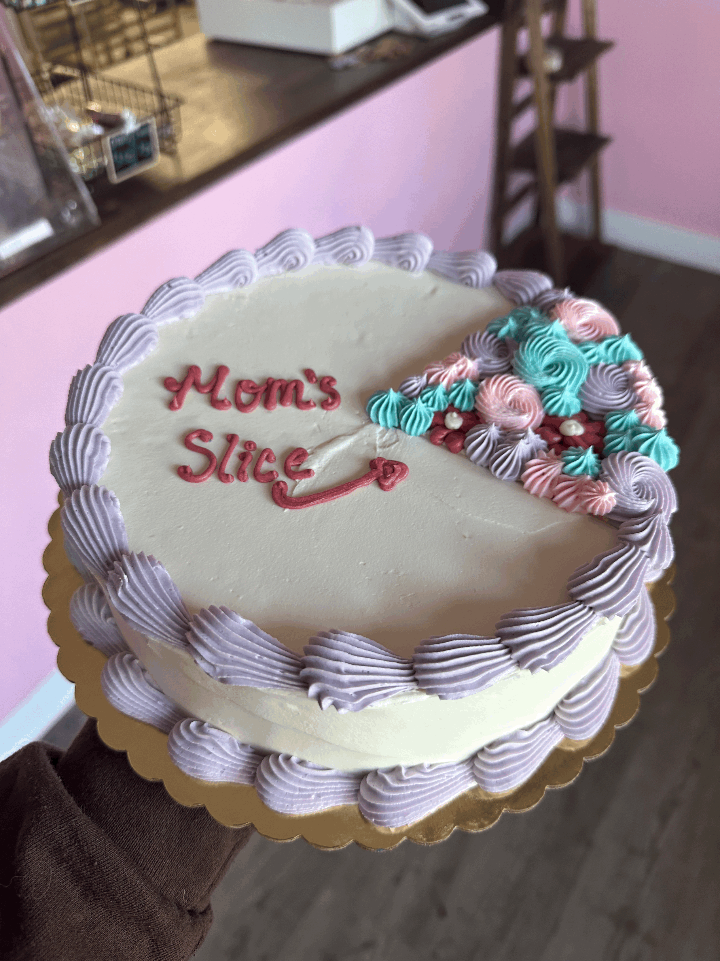 Mom's slice cake