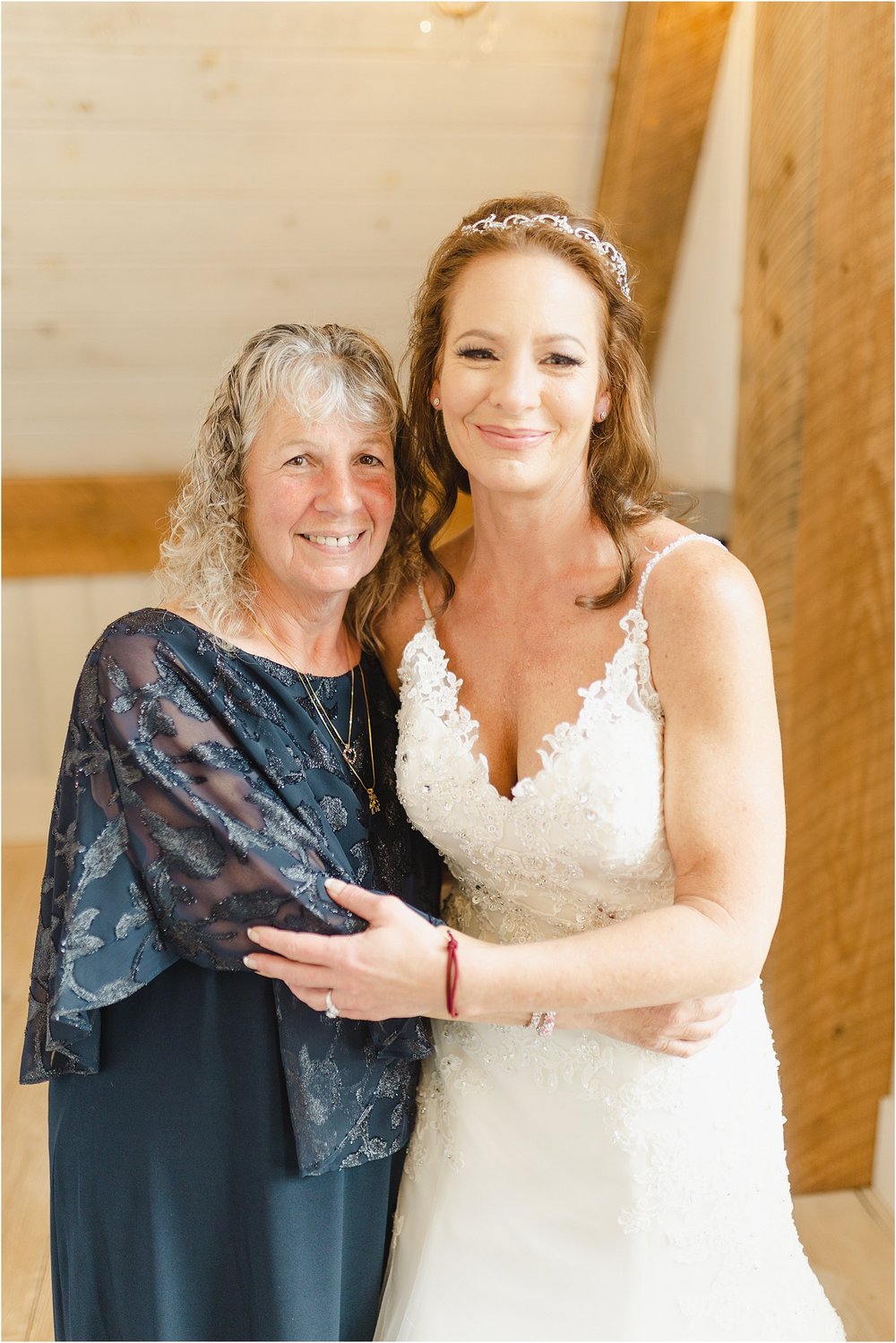 Photograph of Bride and Her Mother