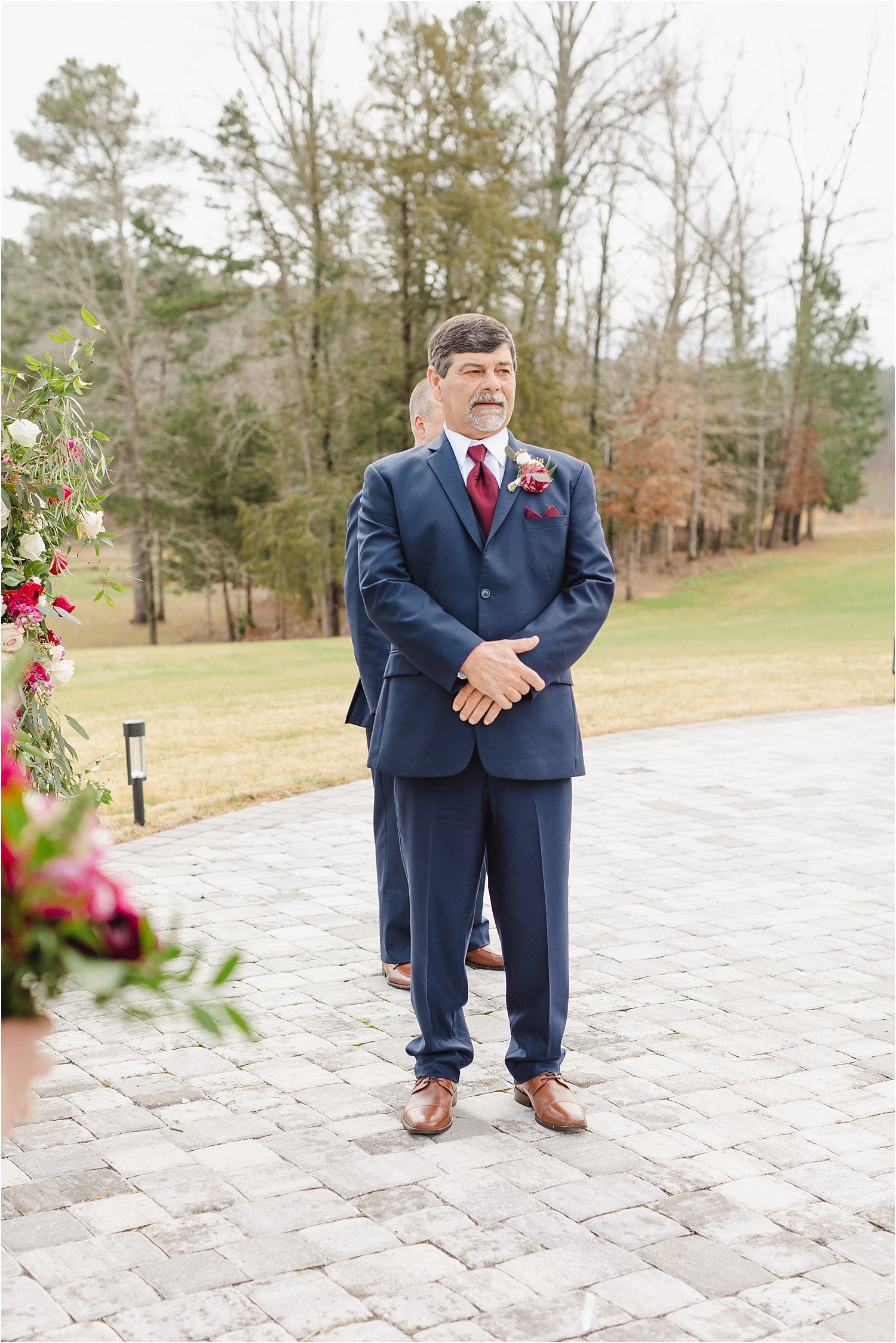 Groom Waiting at the Altar for His Bride