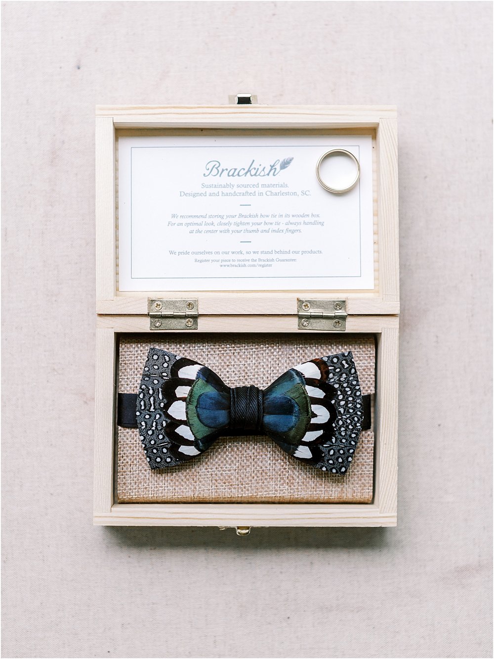 Brackish wedding bowtie