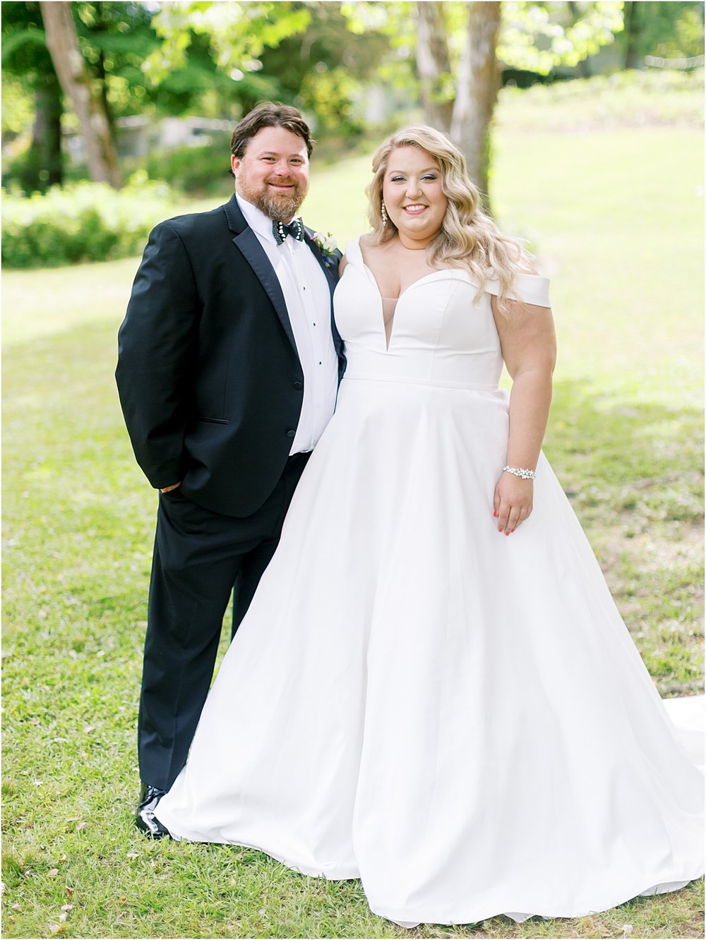 Southern charm and elegant Bride and Groom
