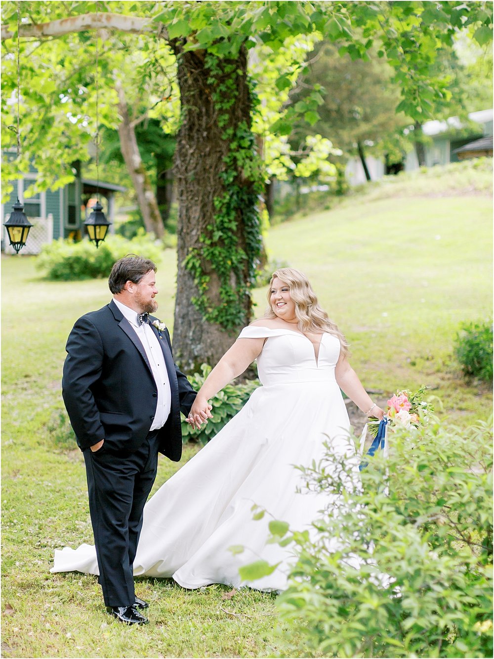 Southern charm Bride and Groom 