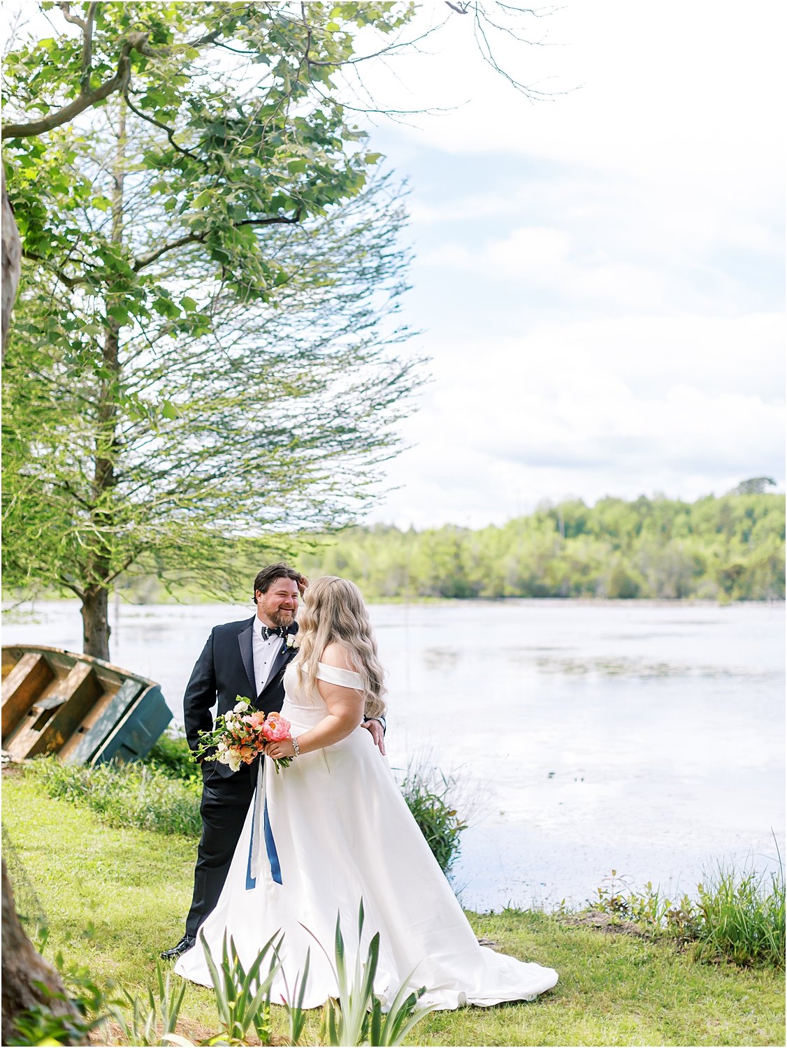 Waterfront Bride and Groom pictures 
