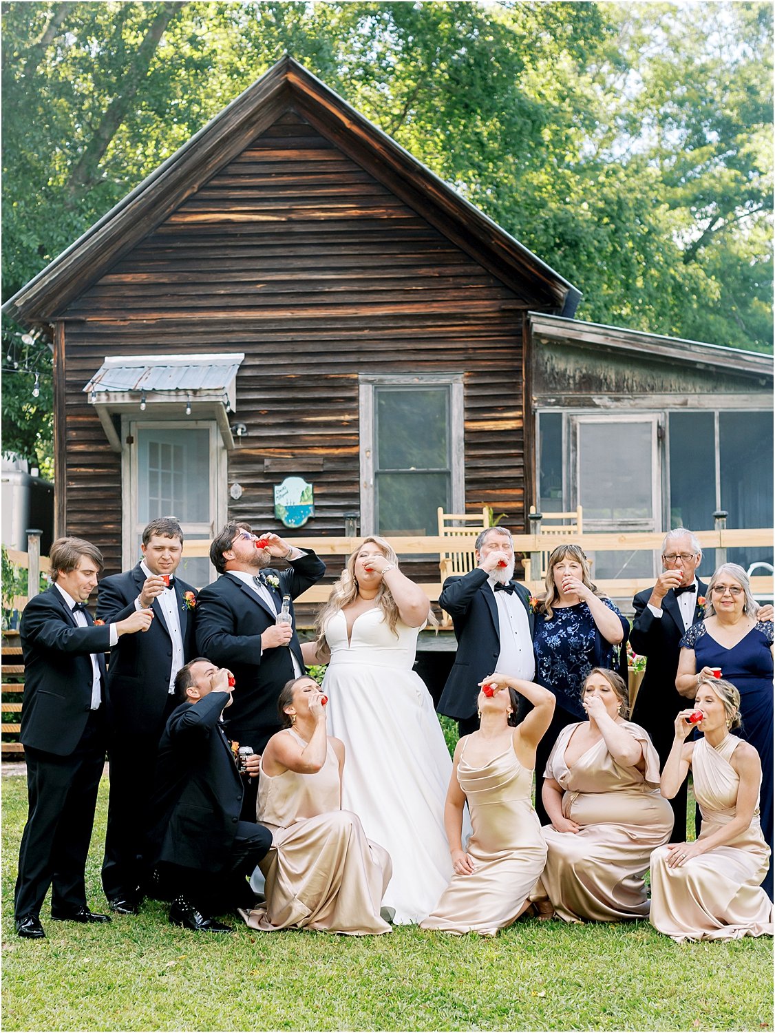 Take a shot with your Bridal Party