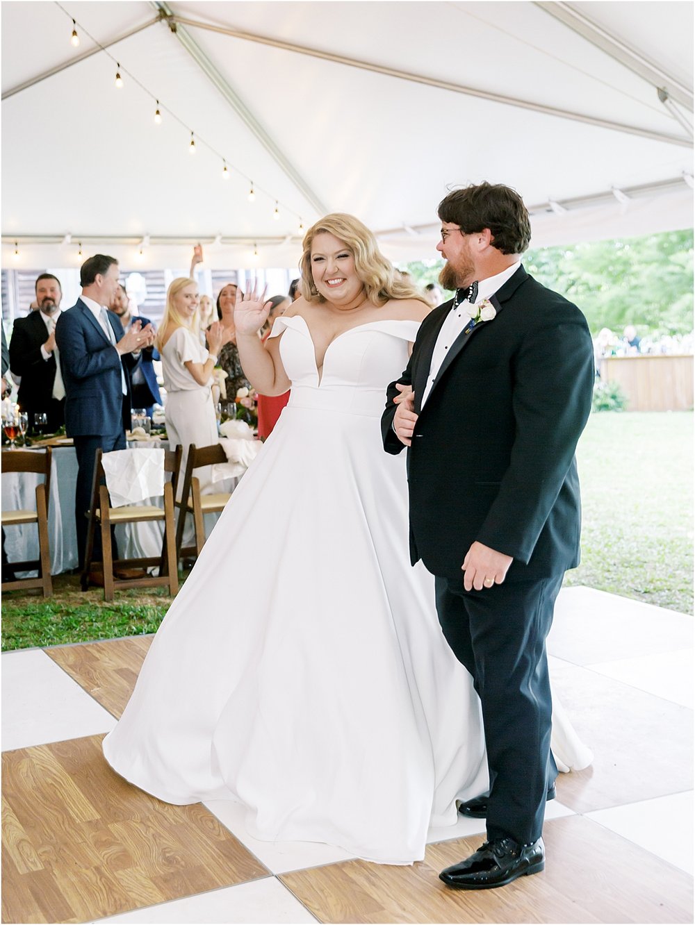 Joyful Bride on her Wedding day