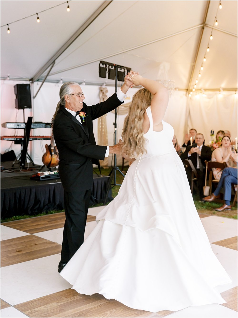 Dancing with your dad - Bridal first dance photos