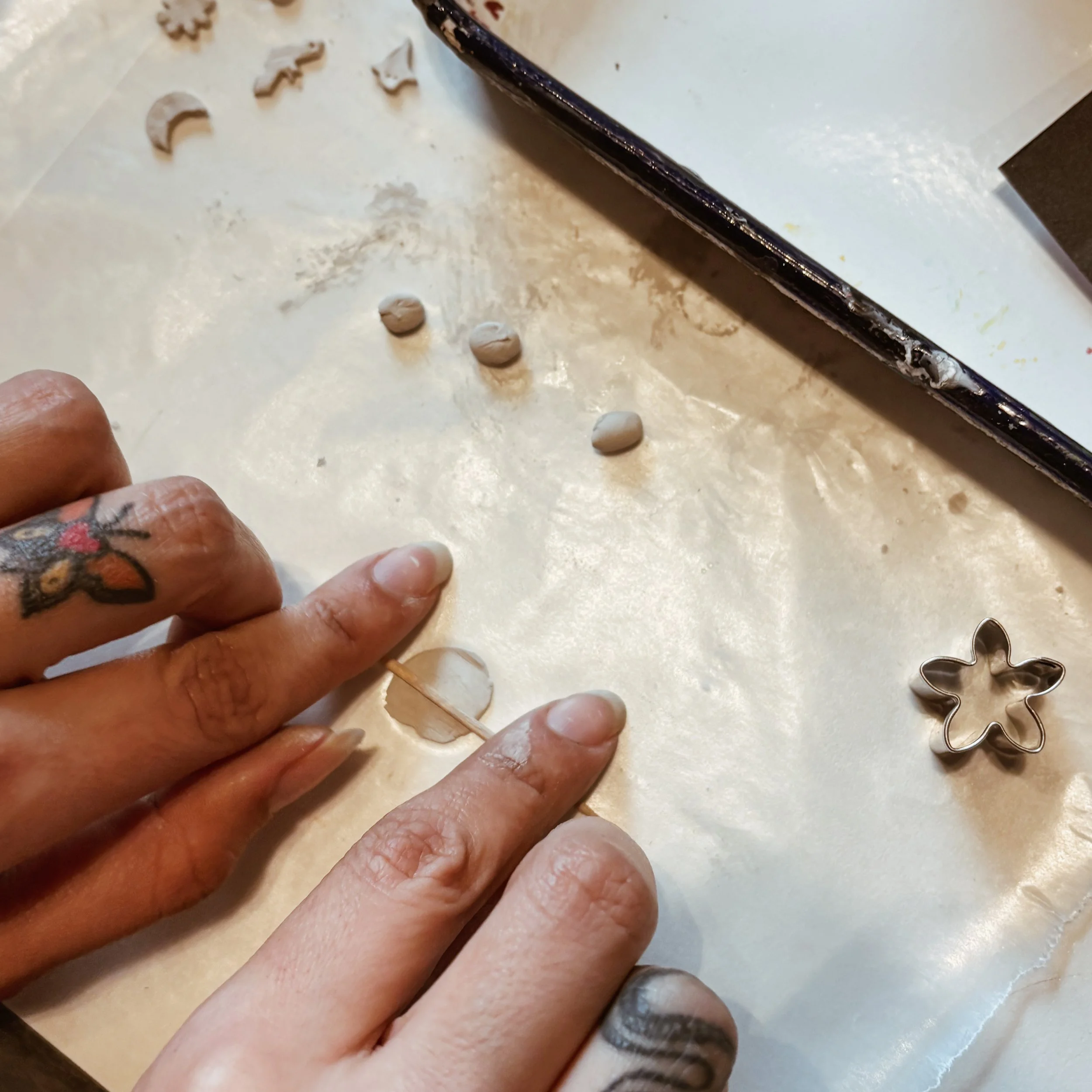 Small Sculpture: Silver Clay Charms 