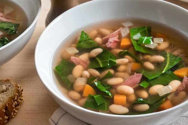 Smoky White Bean and Ham Soup