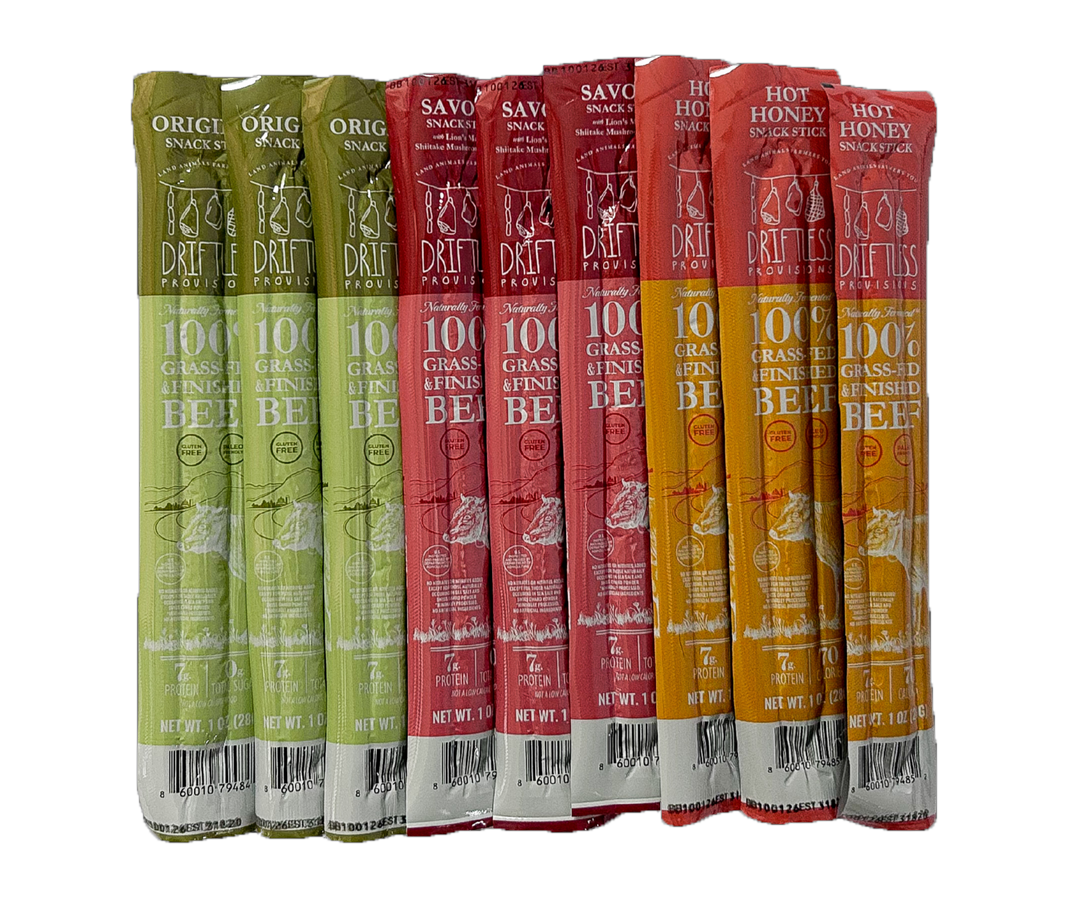 Sample: Driftless Provisions Grass-Fed Beef Snack Sticks