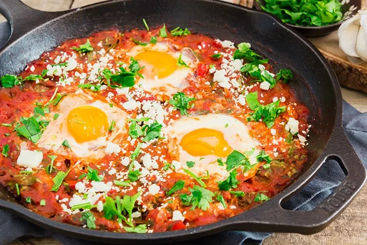 Shakshuka with Spinach