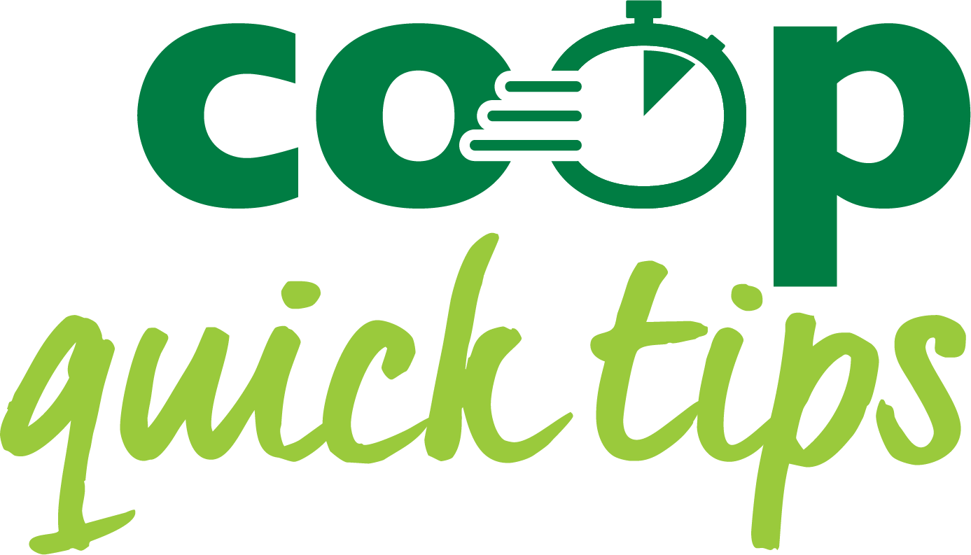 Co-op Quick Tips