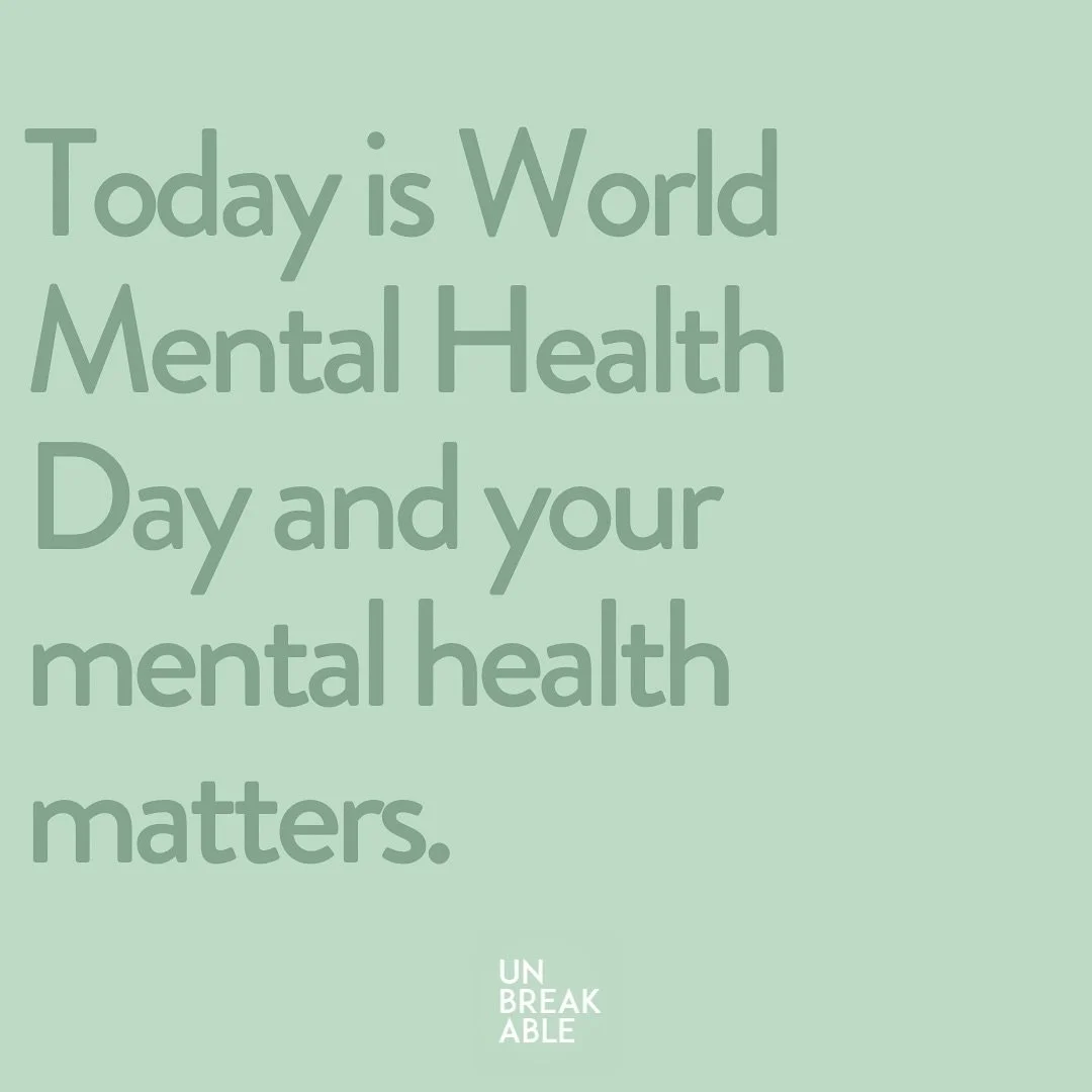 Today is #WorldMentalHealthDay and your mental health matters. 🫂