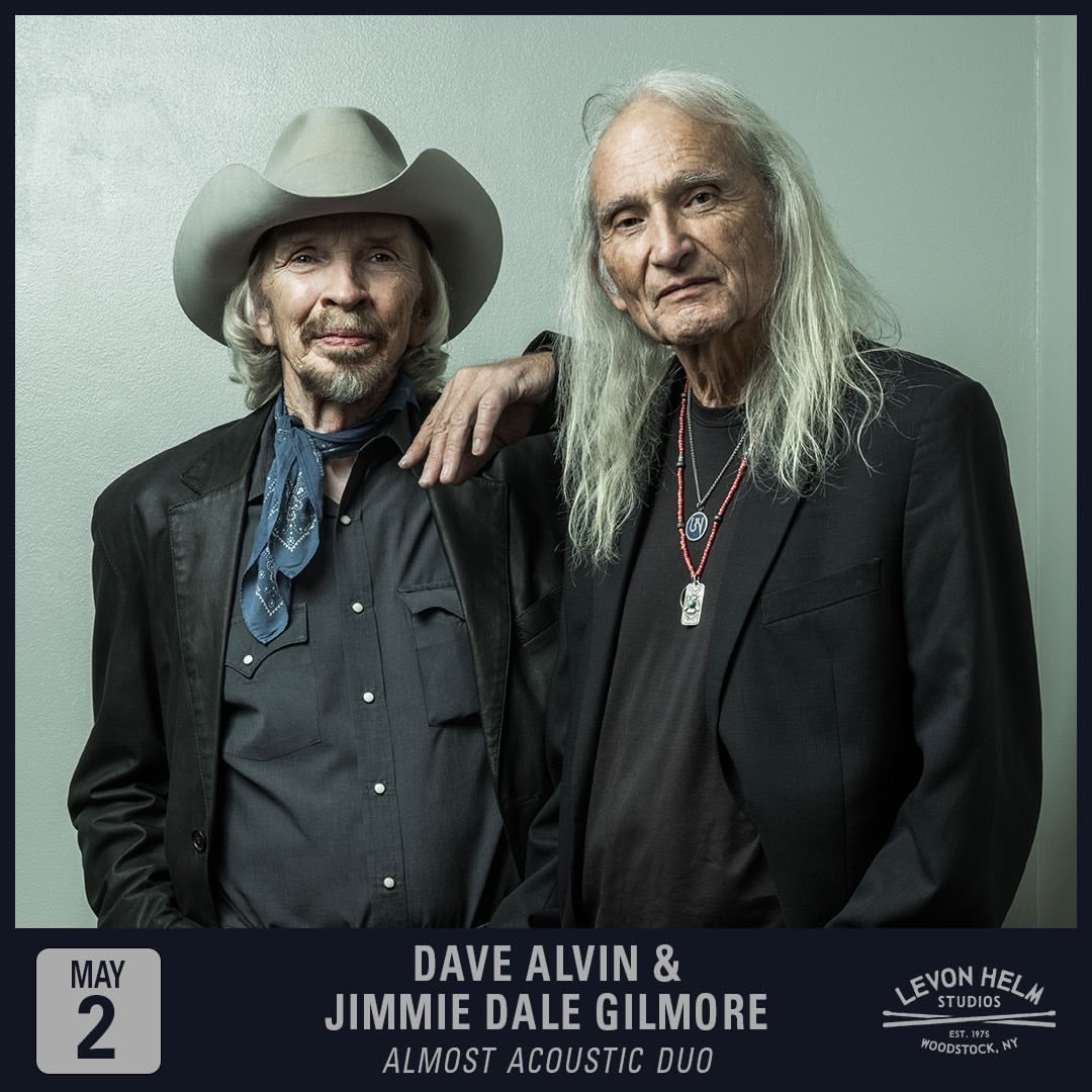 Repost from @levonhelmstudios
&bull;
✨ANNOUNCING: Dave Alvin &amp; Jimmie Dale Gilmore are back again at Levon Helm Studios!! Saturday, May 2nd at 8pm!!

Barnburner pre-sale: NOW🎉
General on-sale: Friday, February 27th at 10am!!

🎟️Tickets availabl