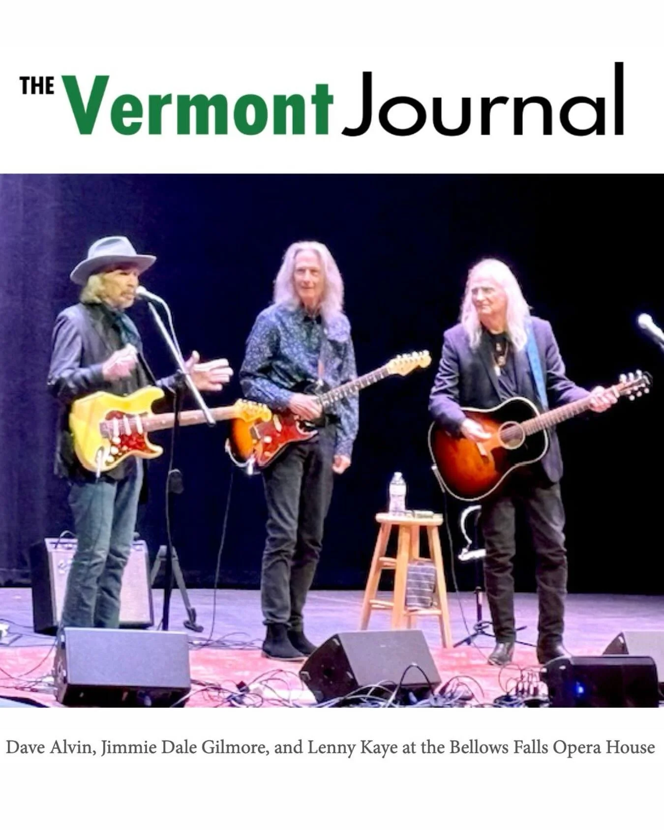 Of the East Coast dates, Vermont Journal summed up their performance stating Dave and Jimmie &ldquo;create a stunning chemistry onstage that grooved seamlessly between Alvin&rsquo;s California electric blues and Gilmore&rsquo;s mellow acoustic-rhythm