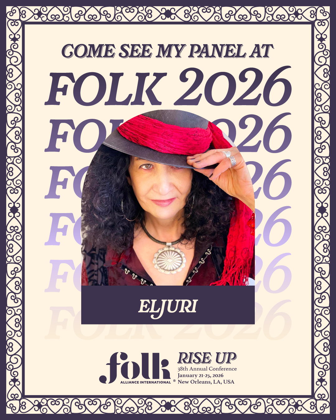 Eljuri FAI 2026 - Panelist Social Media Badge