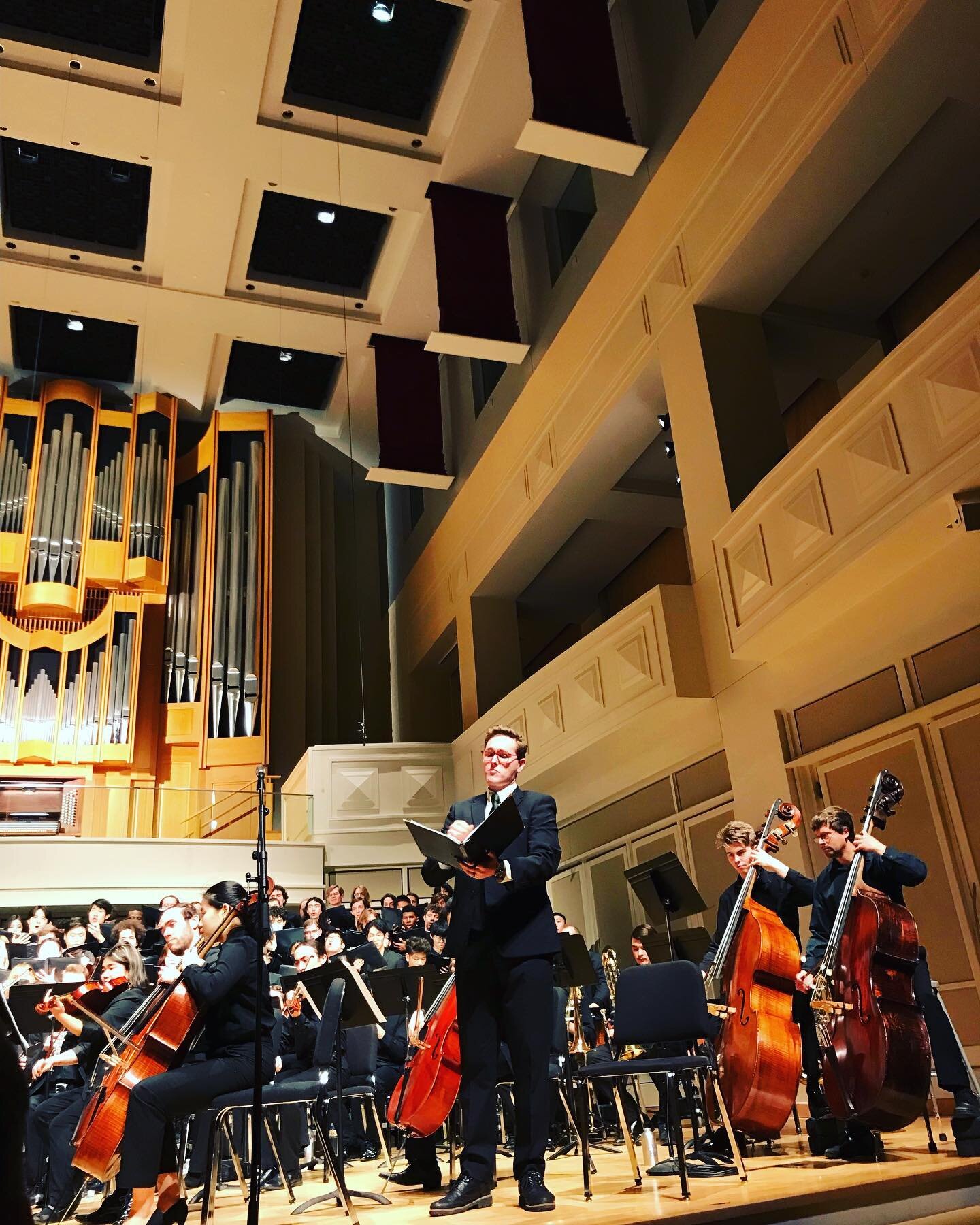 Some pictures from Tuesday&rsquo;s performance of RVW&rsquo;s 5 Mystical Songs. Still coming down from the high. Thanks to Peter Kadeli for creating the opportunity/conducting and to all my IU colleagues who performed. Excellent work by all. 

Now ba