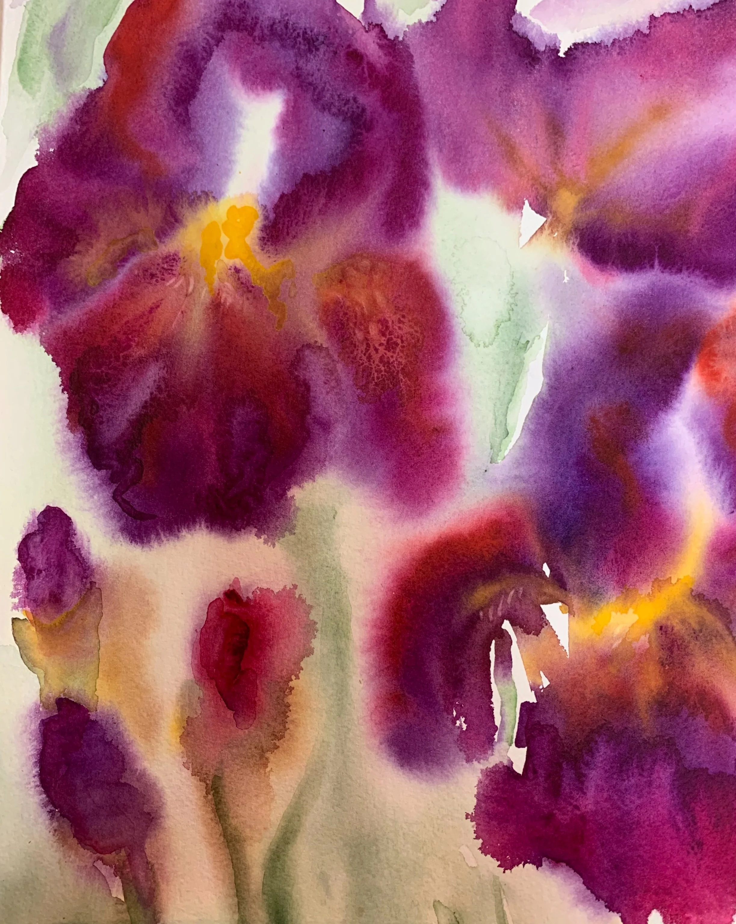  She Knows  Watercolour | 21.5" x 25" Framed | SOLD 