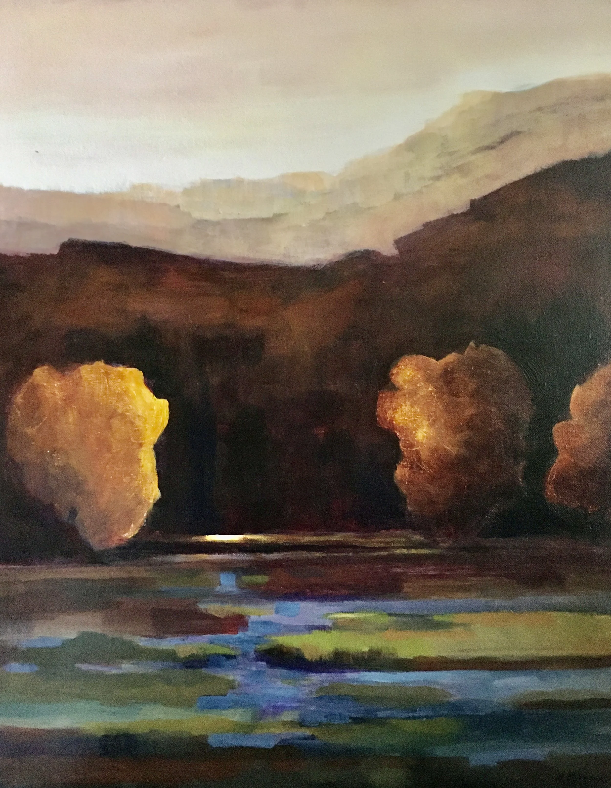  Glow  Acrylic on Canvas | 20” x 24” Unframed | $480 
