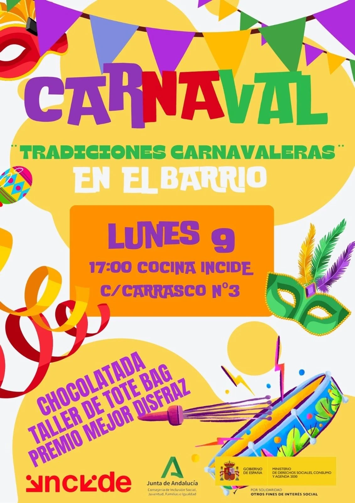 Event: Tradiciones Carnavaleras en el Barrio  