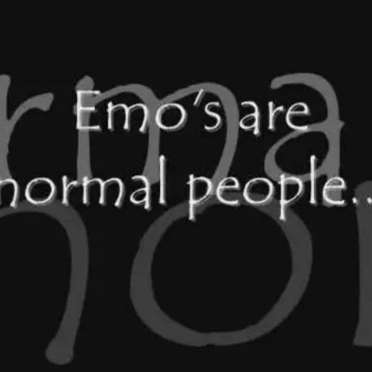 Normal is emo 🖤🖤🖤 next G.E.M. is Monday May 20th 🖤❤️&zwj;🔥💋