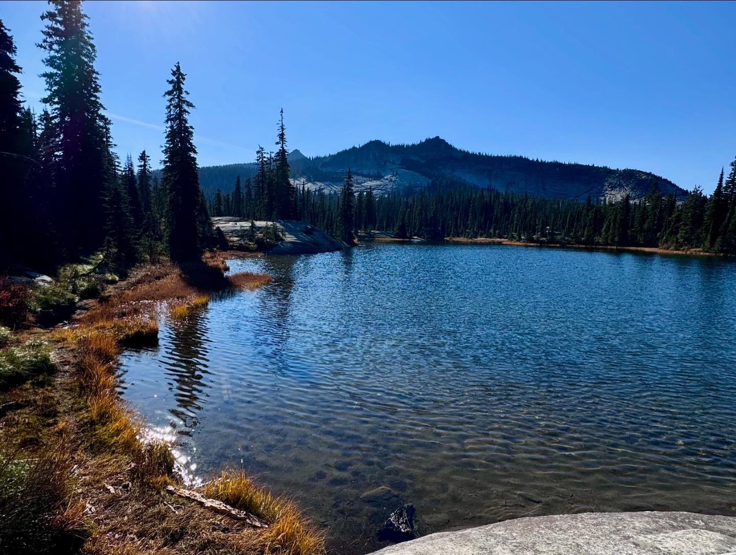Probably the last hike of the season. Two Mouths Trail in the Selkirks. I love that this is in our backyard. Beautiful Fall day. A little escape with good friends.