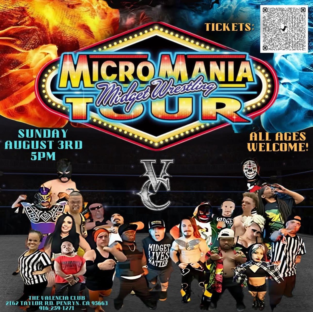 MicroMania Midget Wrestling at the Valencia Club