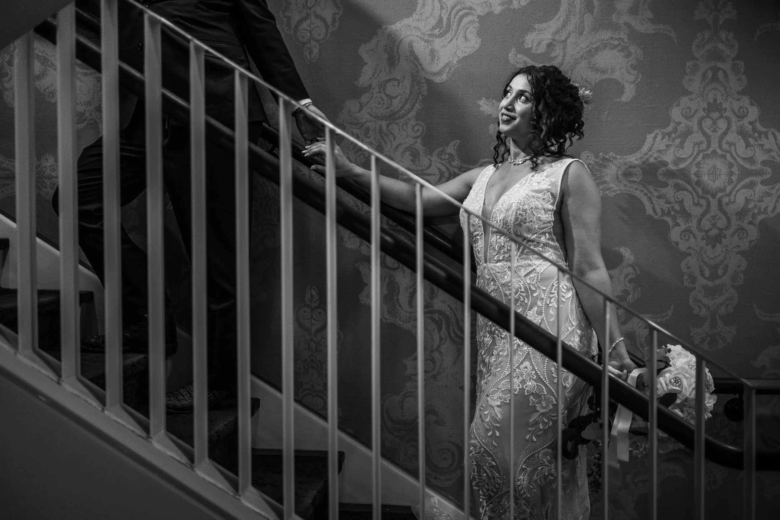 wedding portrait at the Magnolia Hotel in St Louis