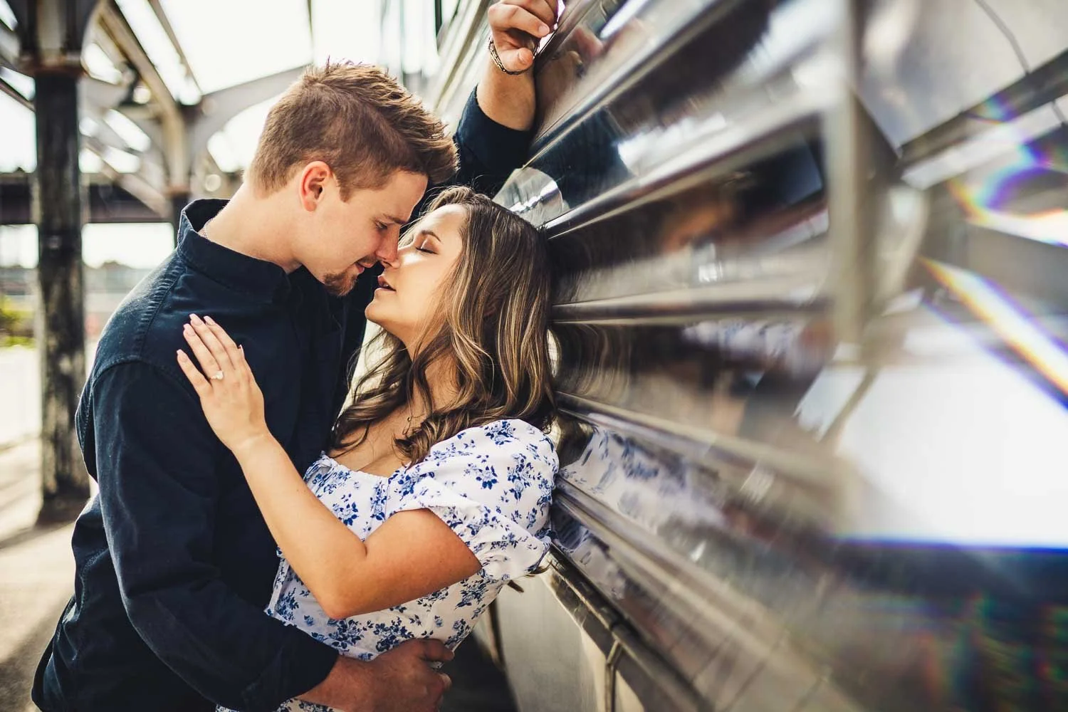 St Louis union station engagement session