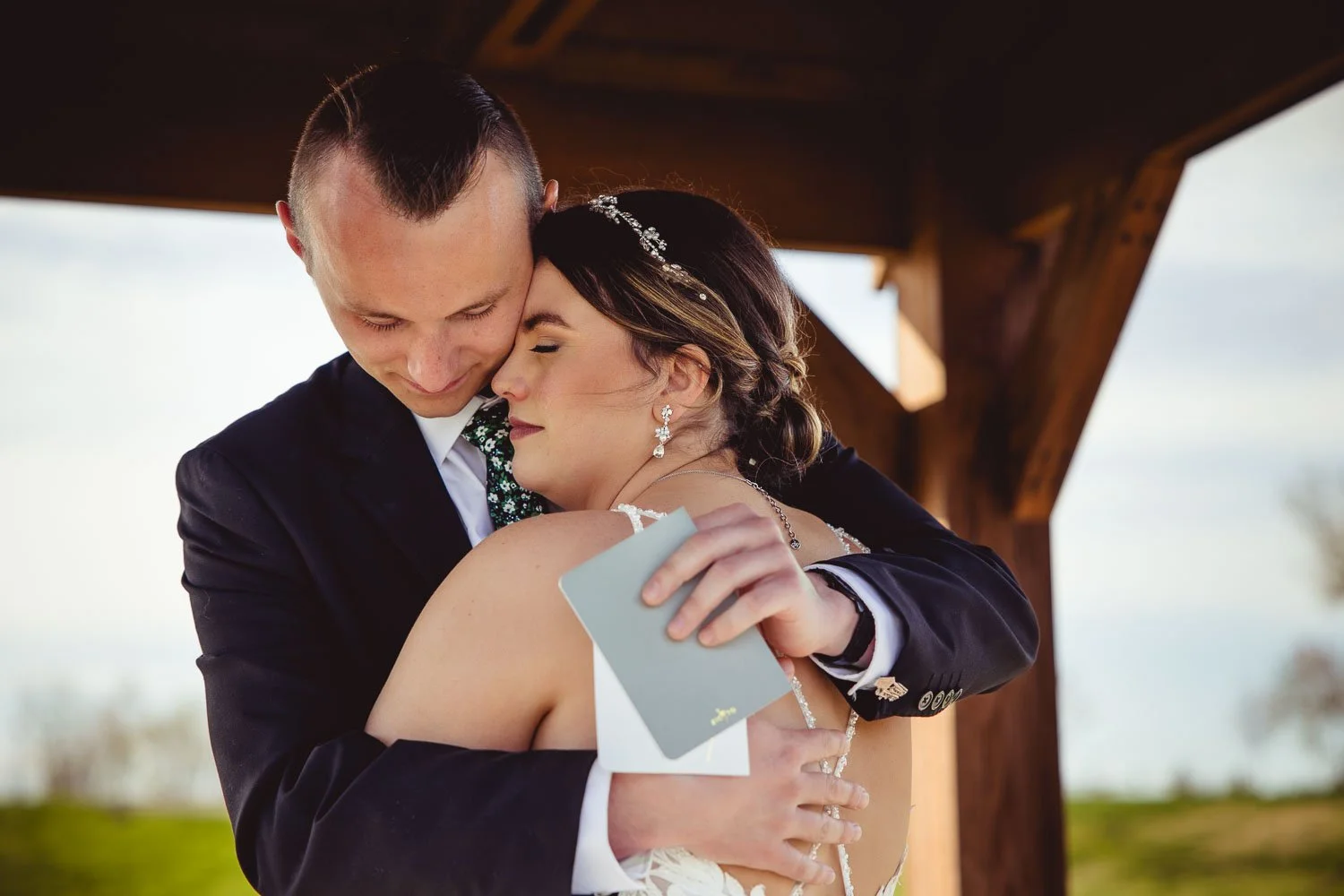 bride and groom first look st louis documentary wedding photography