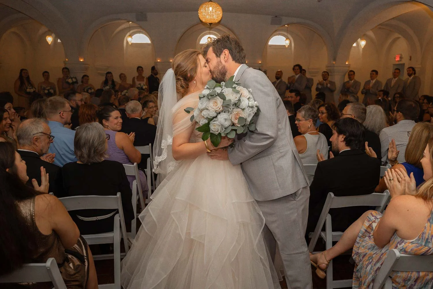 The Catacombs at the Boo Cat Club - josh and lindsey photo wedding photography