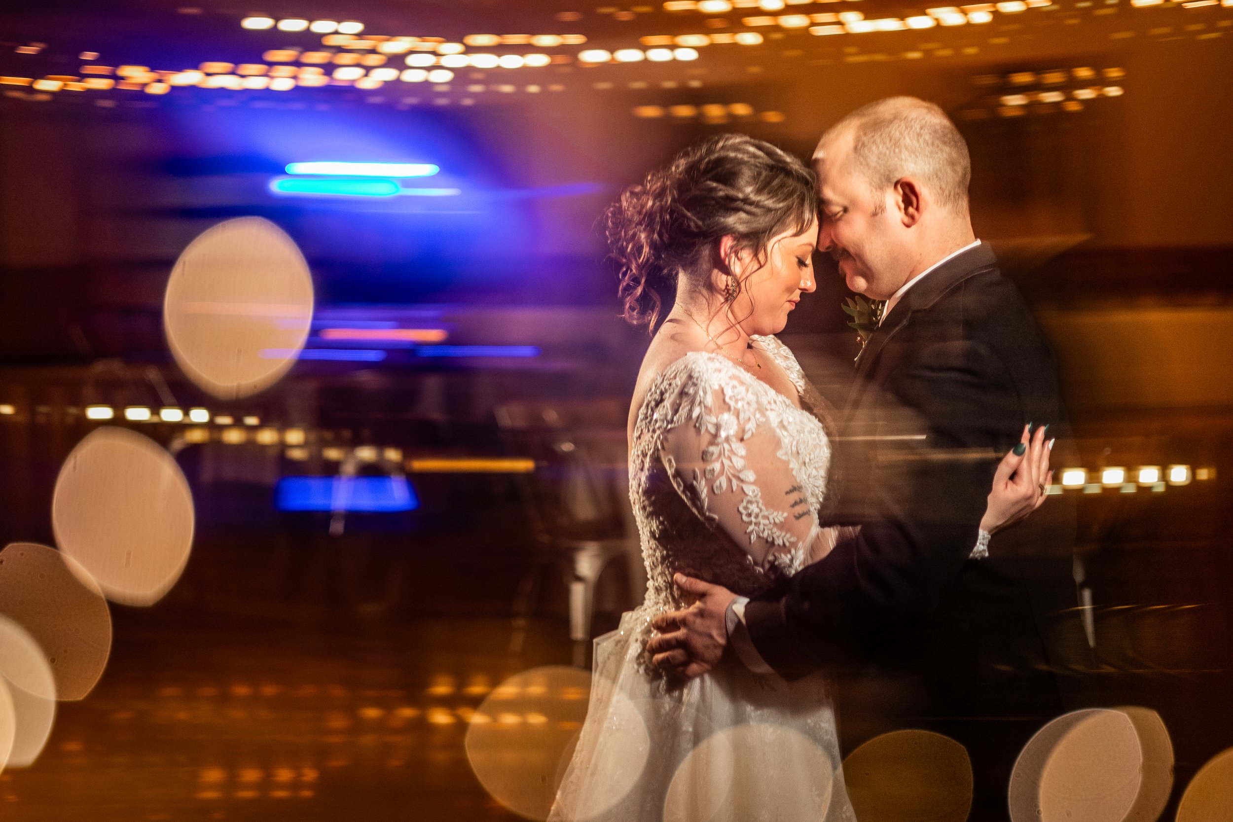 Bride and groom having their first dance, Cedar New Haven Missouri