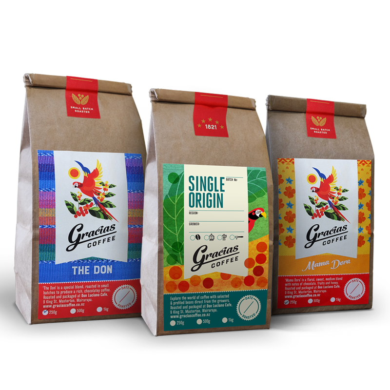 Gracias Coffee Roastery, Masterton - Special Blends and Single Origin Subscription Coffee - Monthly