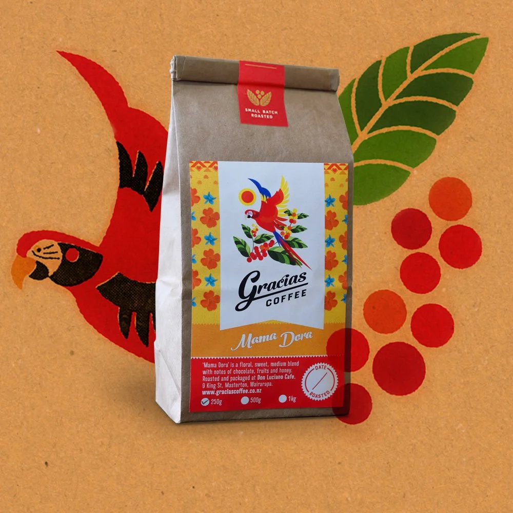 Gracias Coffee Roastery, Masterton - 'Mama Dora' Blend Subscription Coffee - Weekly