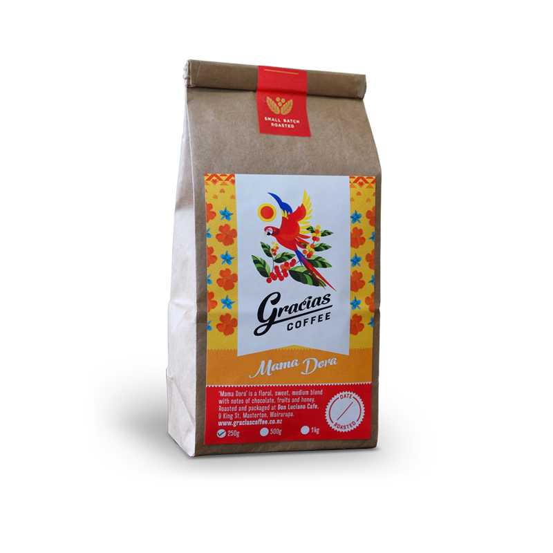 Gracias Coffee Roastery, Masterton - 'Mama Dora' Blend Subscription Coffee - Weekly