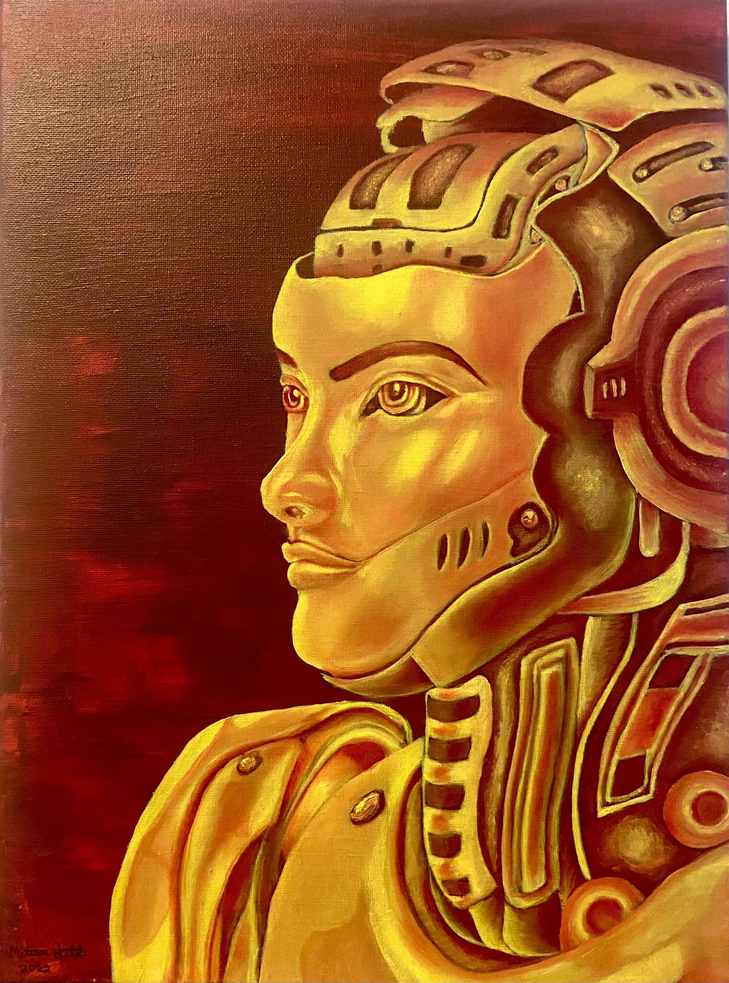 Insomniac
I don't sleep, only dream, 2022
Acrylic and oil paint on canvas, 12"x16"
SOLD