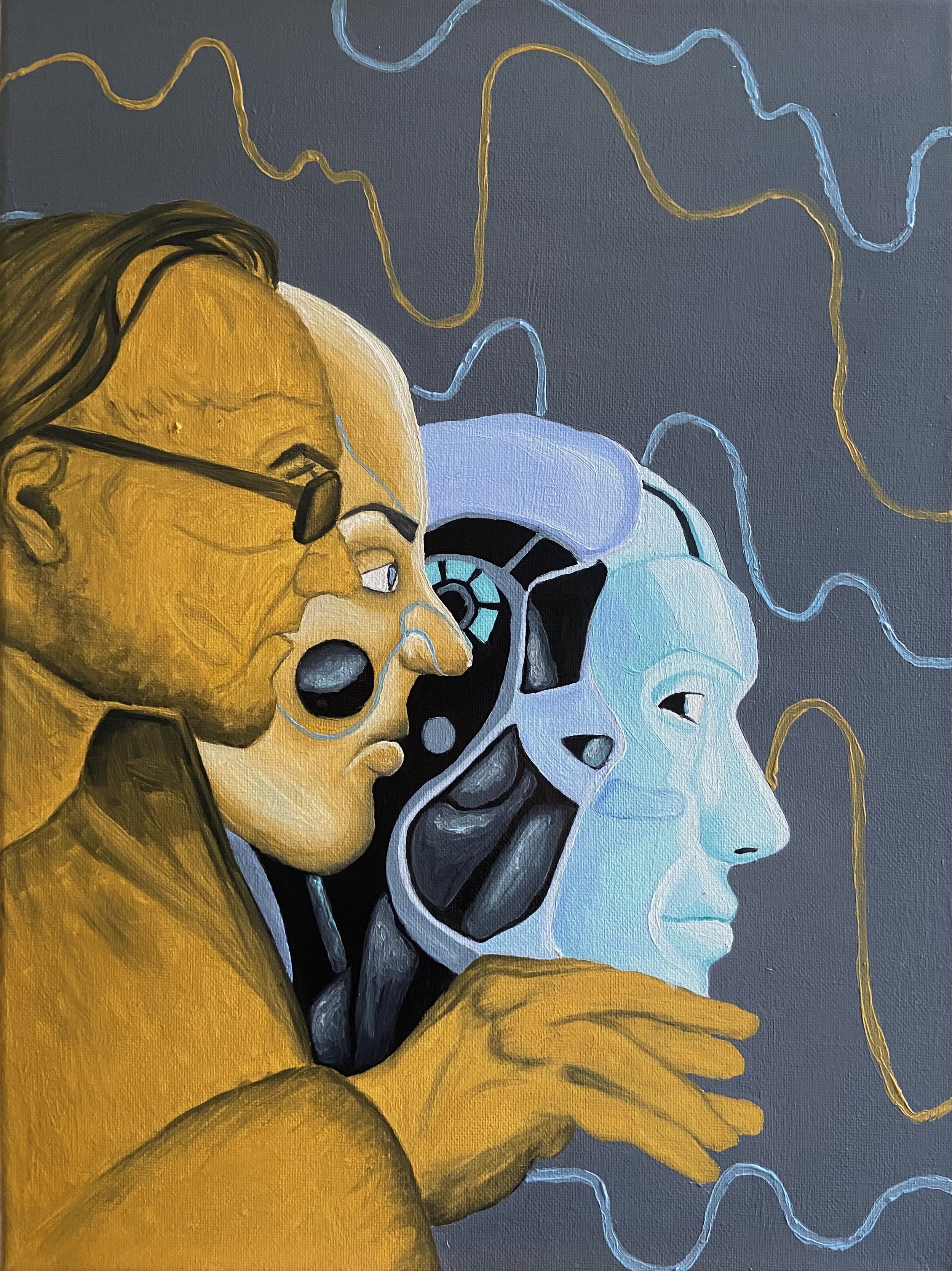 Robotic Transformation, 2021
Oil on canvas, 16"x12"
SOLD