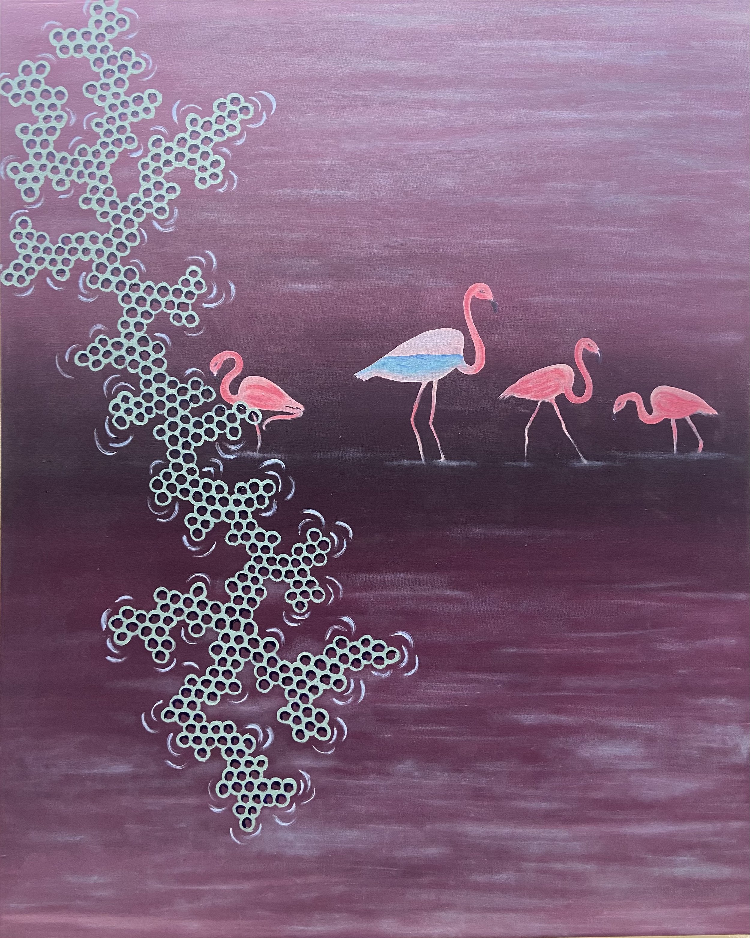 Swimming Mind, 2022
Oil on canvas, 40"x32"