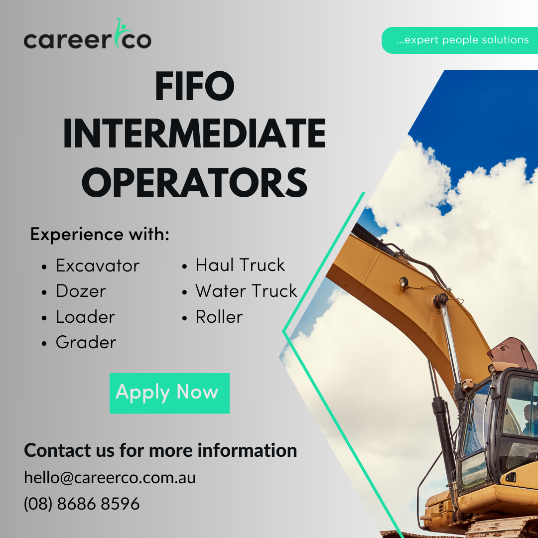 FIFO Intermediate Operators — Career Co Australia