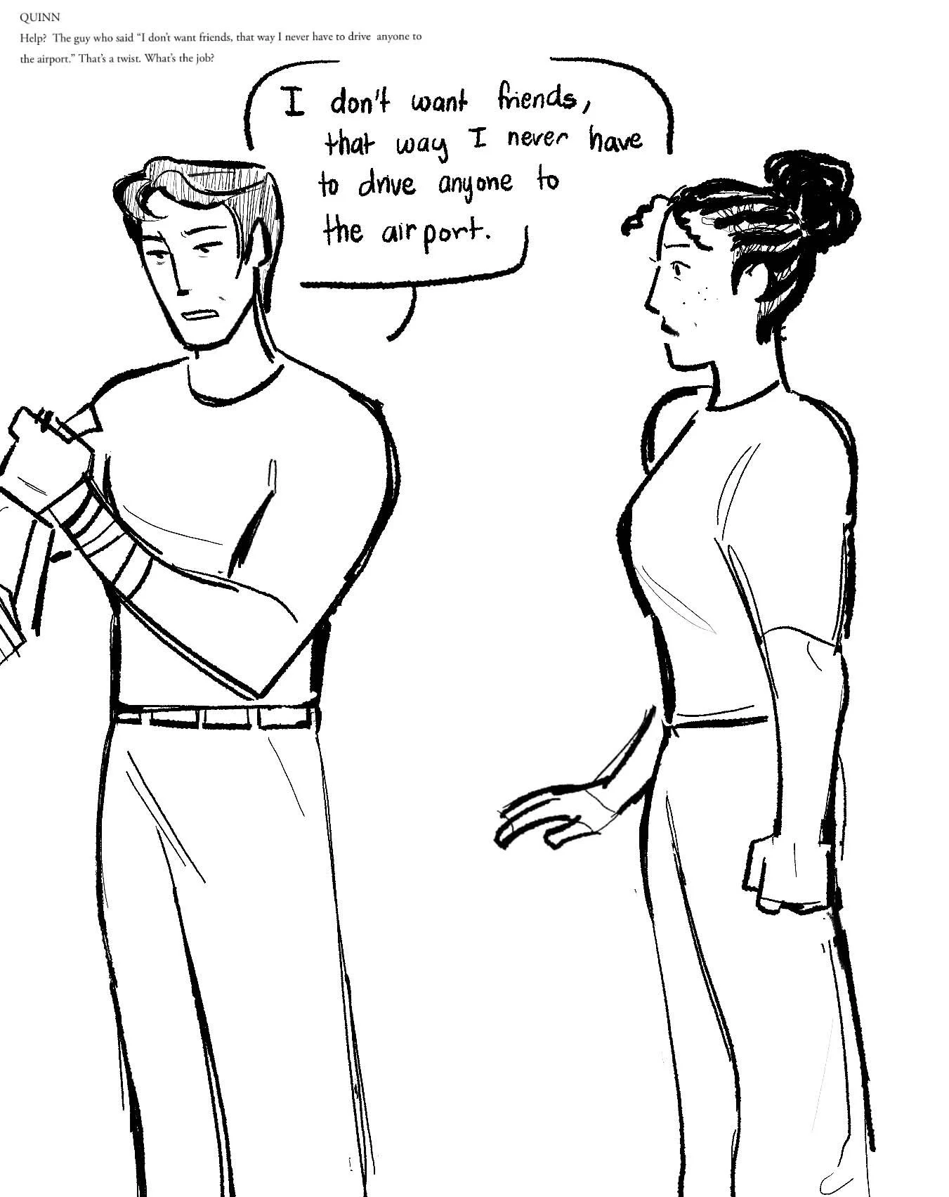 Chet & Quinn in "Kangaroo Jacked" by @pants on Discord