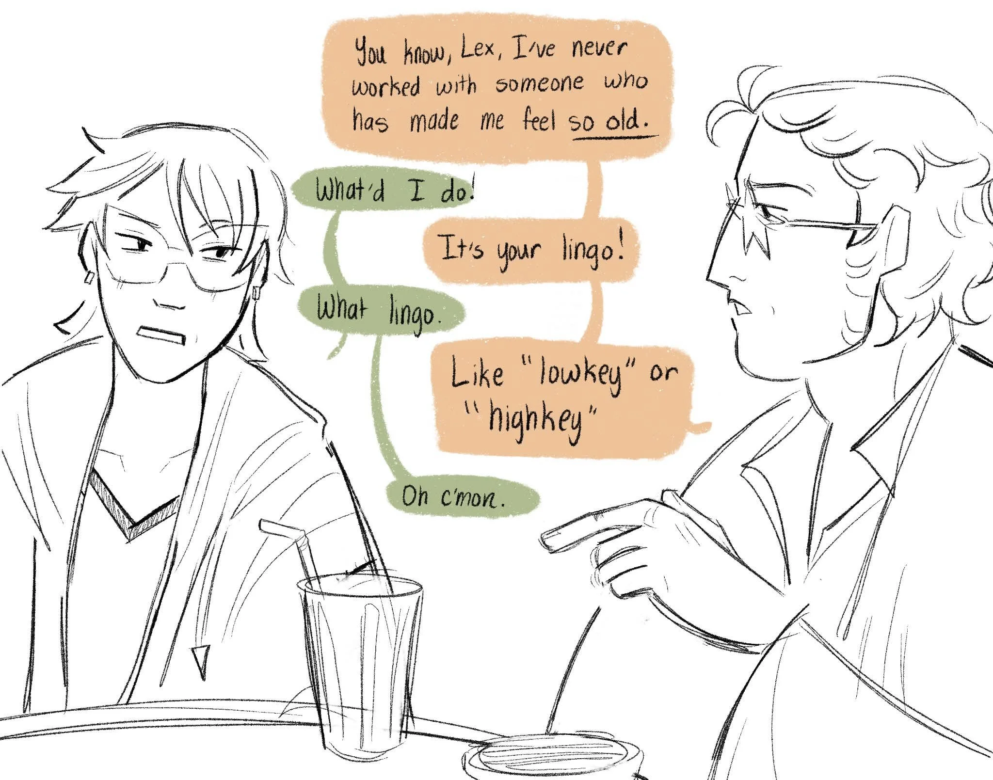Lex and Archie by @pants on Discord