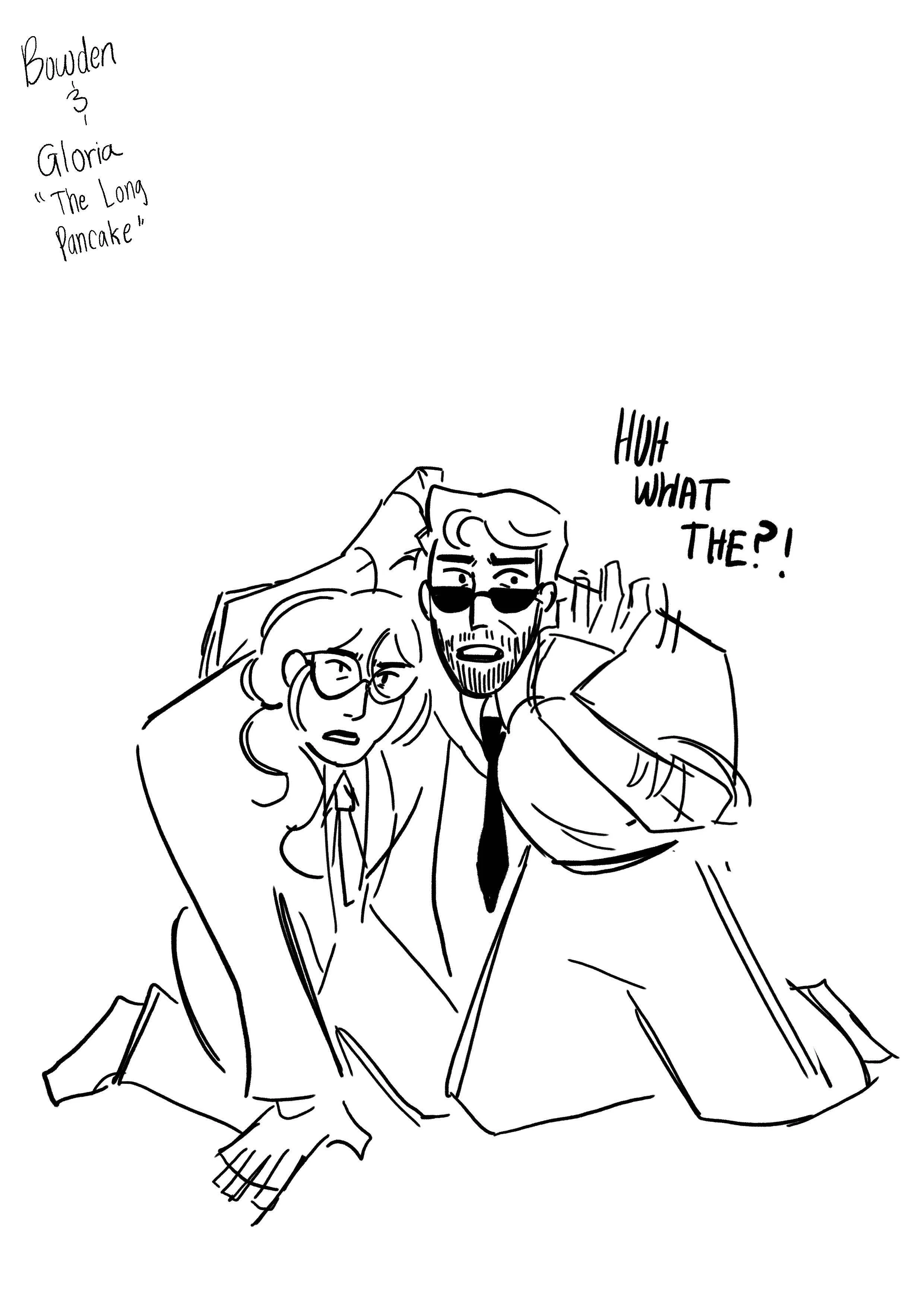 "The Long Pancake" by @pants on Discord