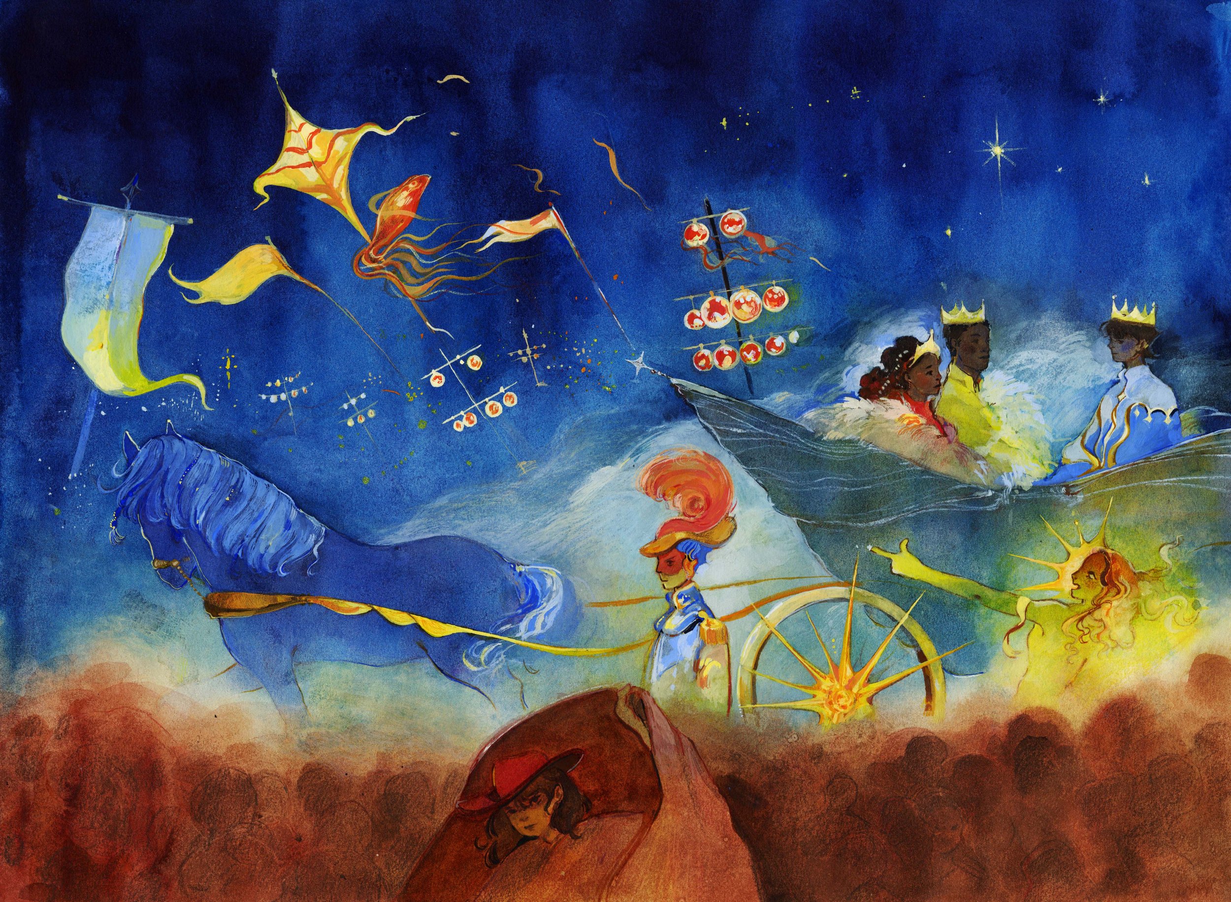 Book jacket illustration - V.E. Schwab, "A Darker Shade of Magic."