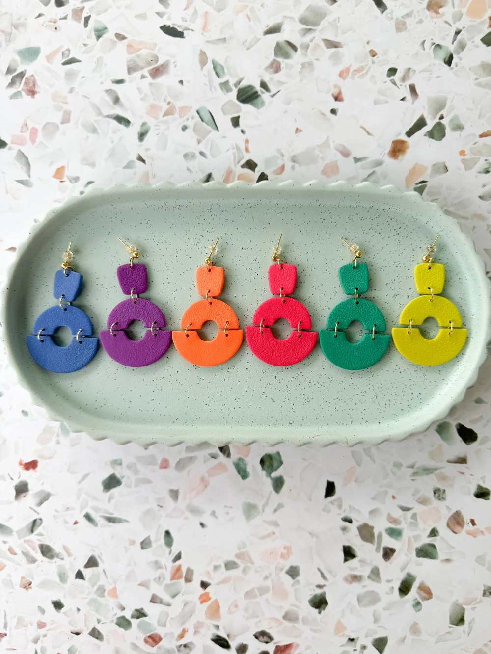 Frutti Double Arch Dangles