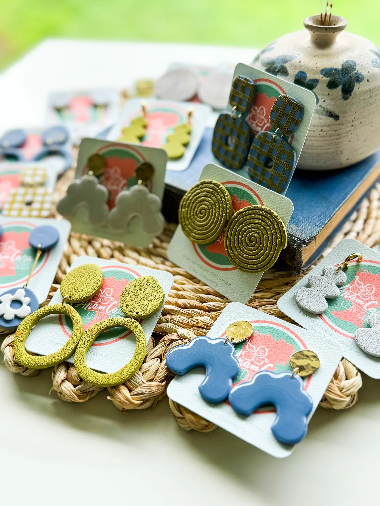 Anam Cara Clay Goods handcrafted polymer clay earrings