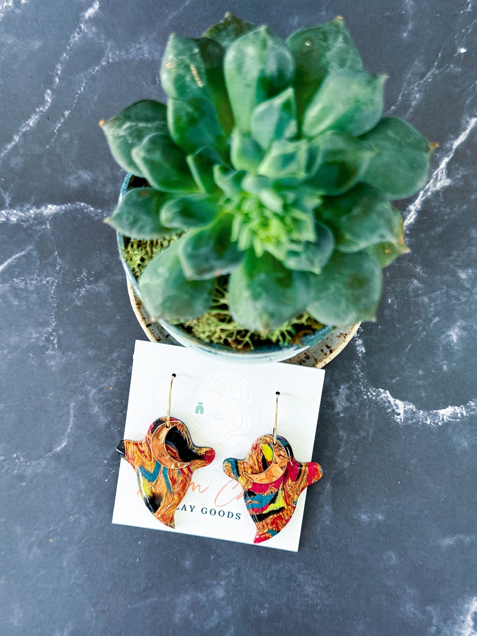 Assorted Ghost Drop Earrings
