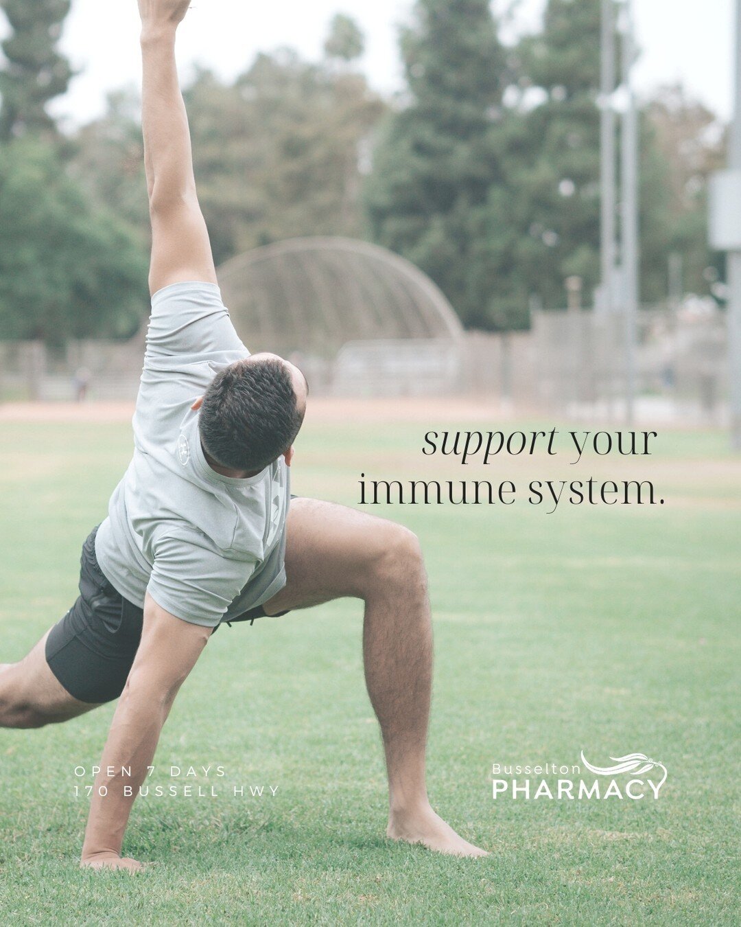 A healthy diet, regular exercise &amp; quality sleep are just a few factors which can aid in the support of a strong immune system. At Busselton Pharmacy, we also have a large range of products, as well as expert advice, to help you stay fit &amp; he