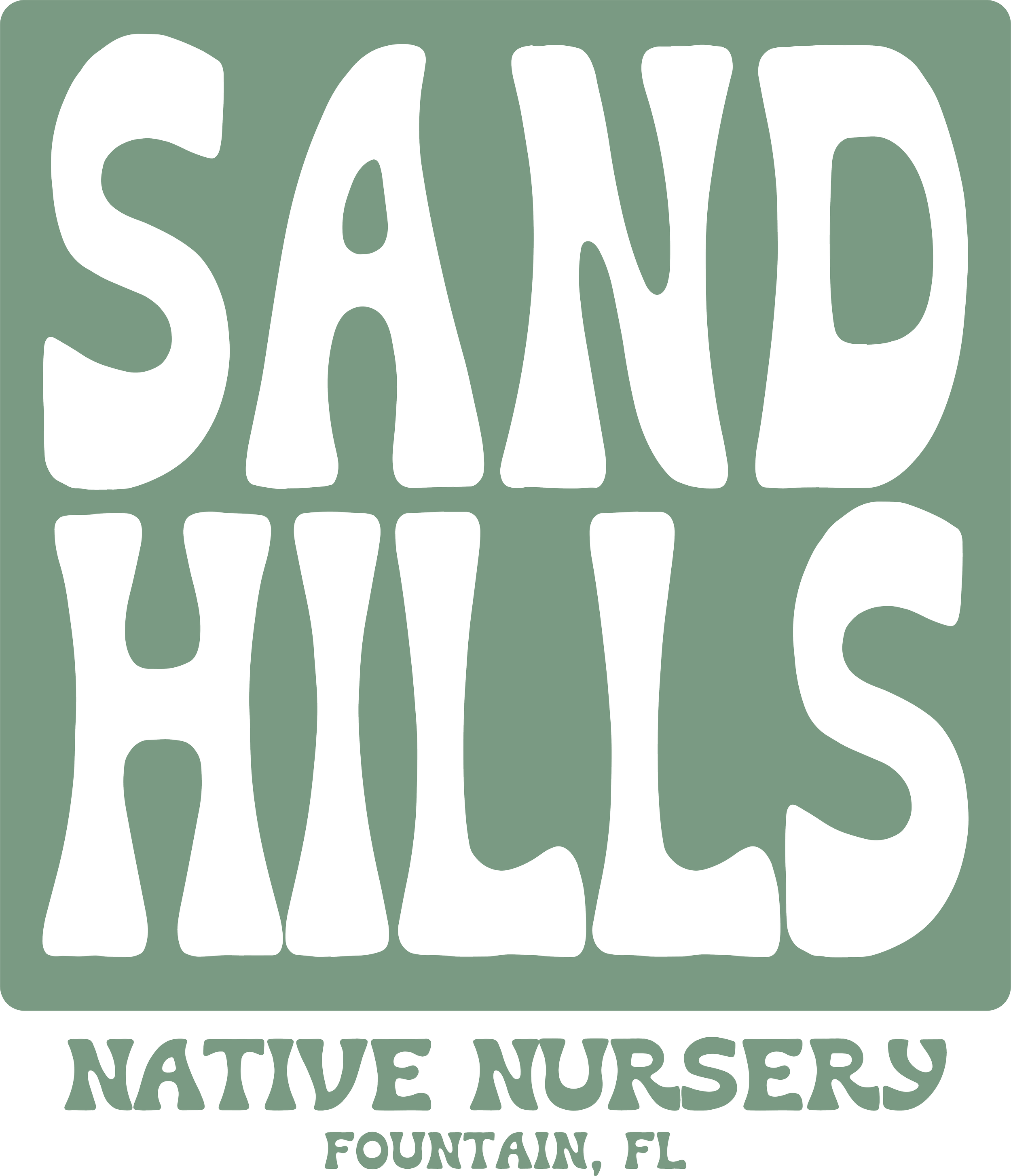 Sandhills Tertiary Logo Green